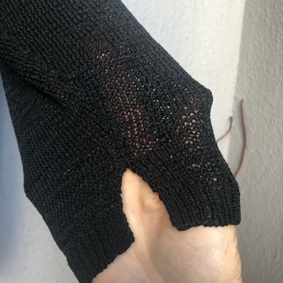 BLESSINGS Cardigan, with Zipper in Black. 2XL - Picture 6 of 8